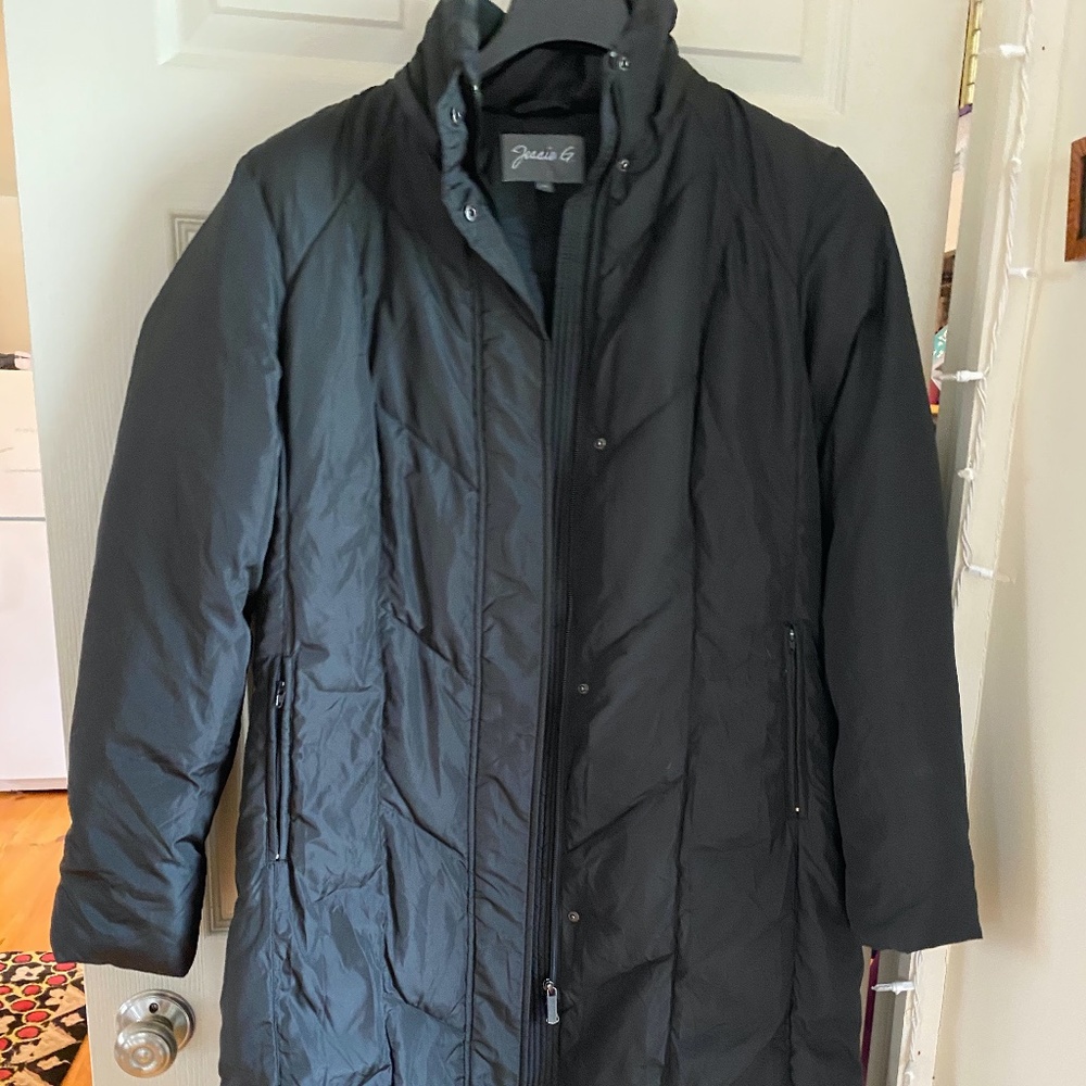 Jessie G Full Length Puffer Coat Size Large